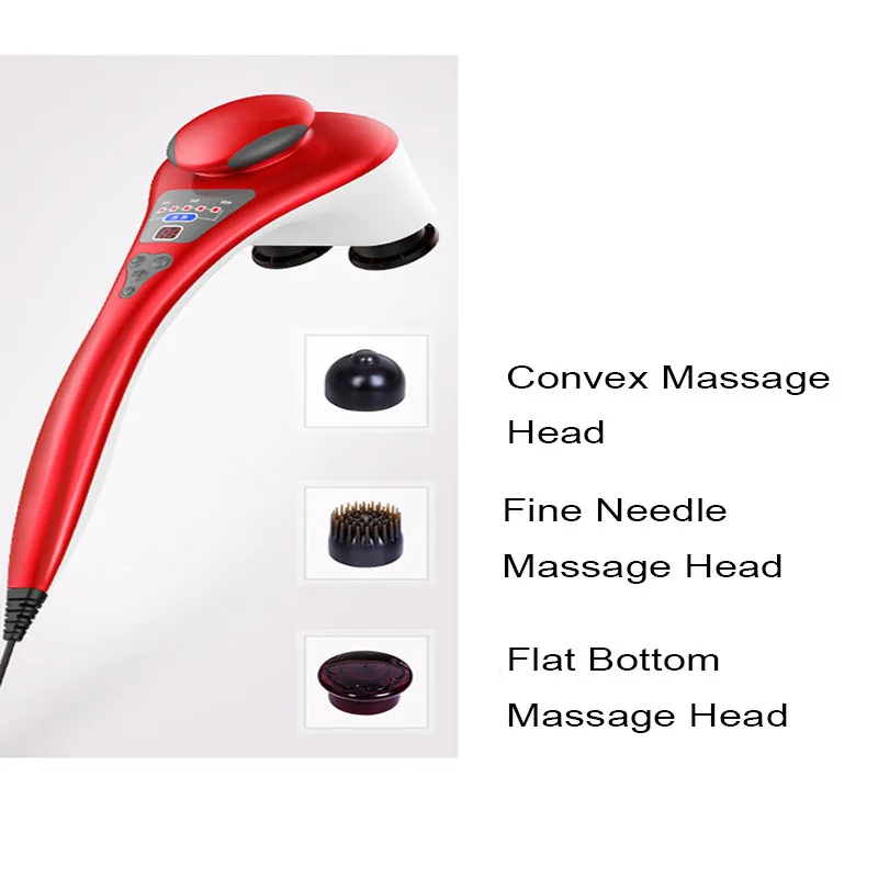 Массажная палка с дельфином двойная головка молоток для спины