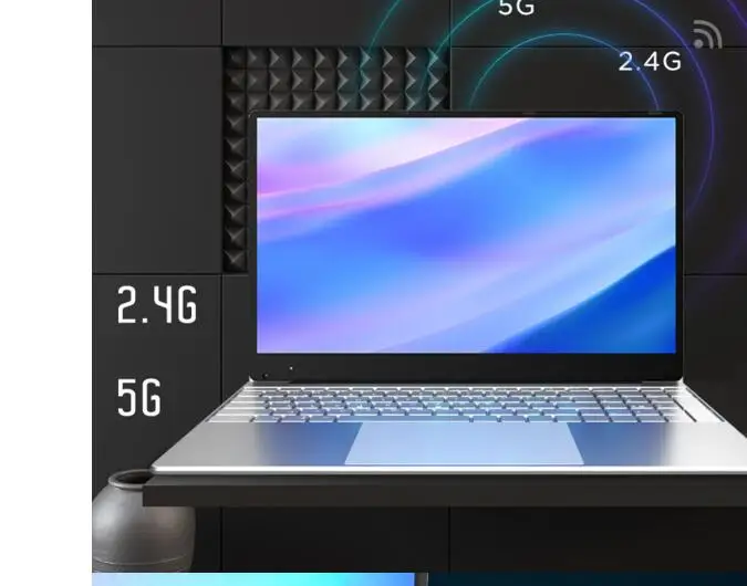 

15.6 Inch Laptop Quad Core DDR 8GB RAM 512GB ROM for Intel Celeron J4125 Windows 10 Pro Computer Bluetooth Backlit keyboard