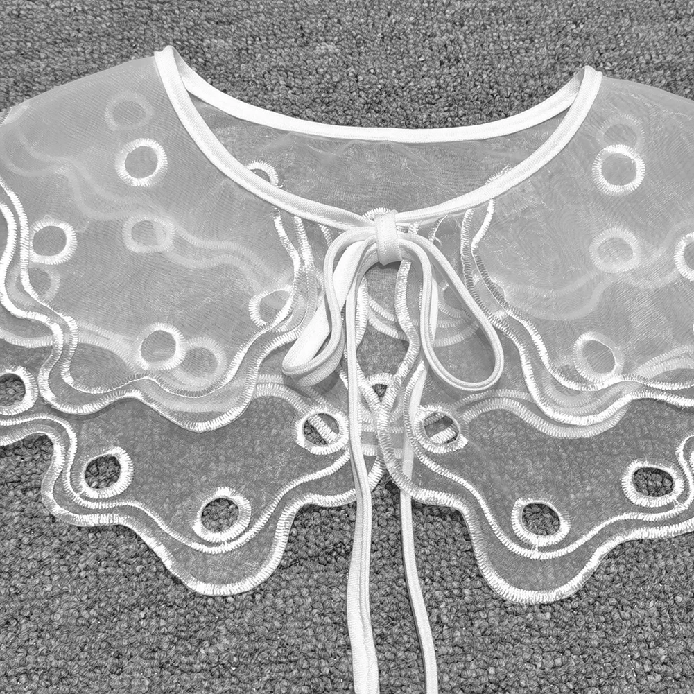 Новая блузка-рубашка с ложным воротником на шнуровке декоративный воротник для