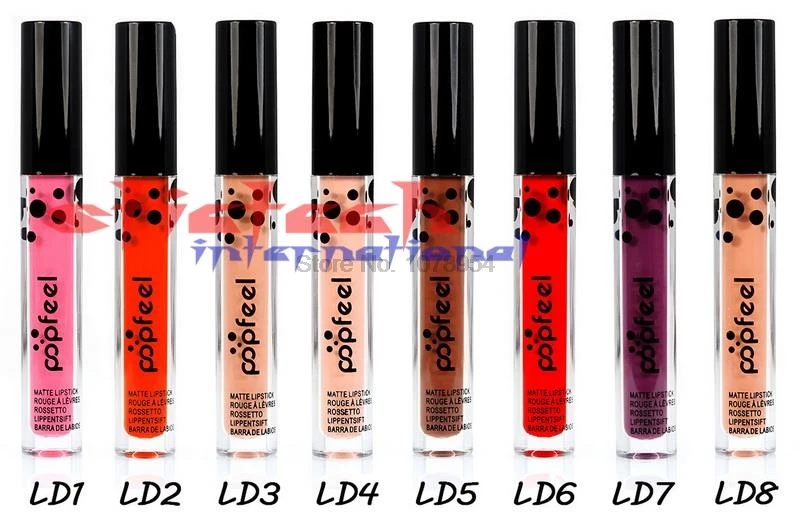 Dhl ИЛИ ems 200 шт сексуальный набор для губ водонепроницаемый пигмент красный блеск