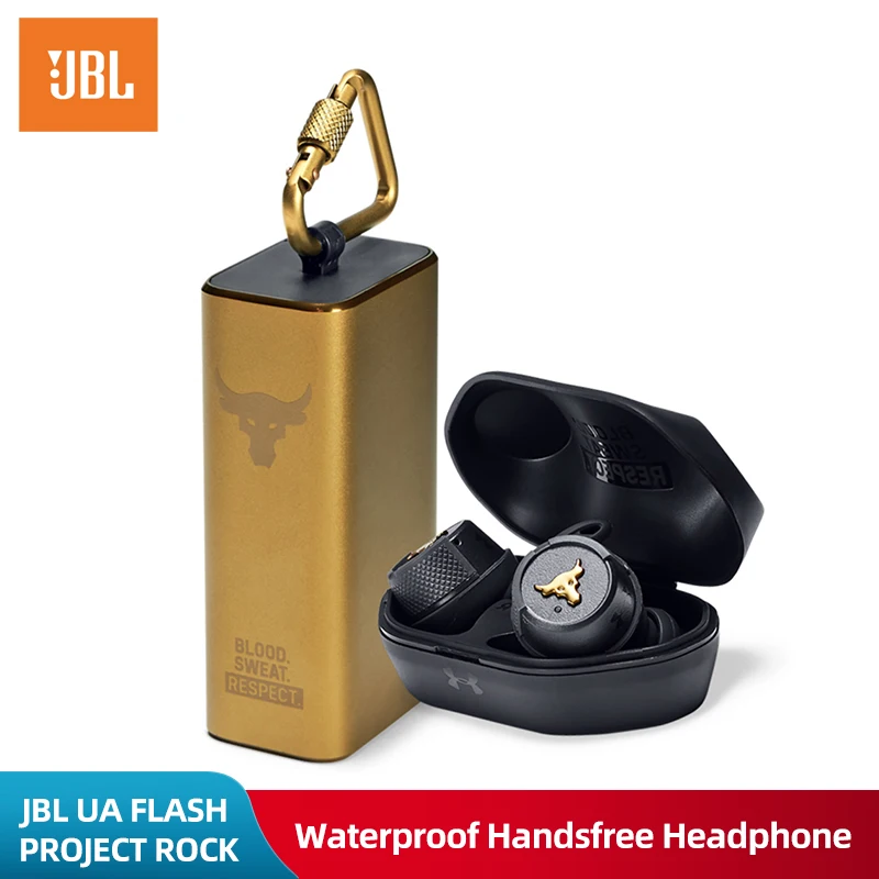 JBL мкА FLASH PROJECT ROCK Ture беспроводные наушники Bluetooth спортивные наушники Водонепроницаемые Наушники Громкая связь вызов с микрофоном зарядная коробка