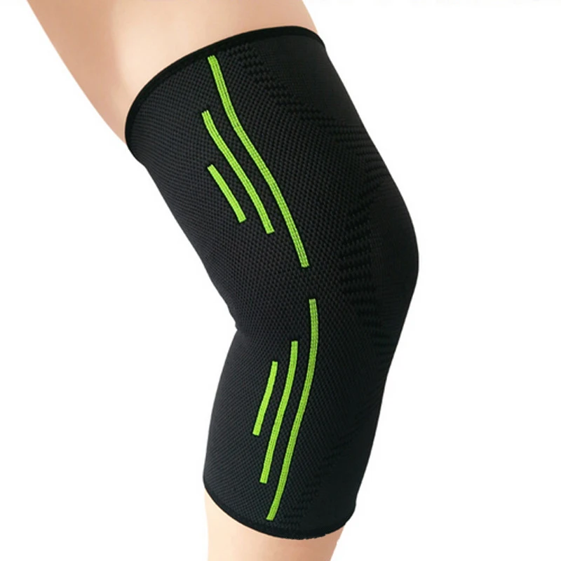 

One Piece Elastic Knee Pad Knee Patella Protector Brace Cycling Basketball Running Compression Knee Sleeve Sports Kneepads