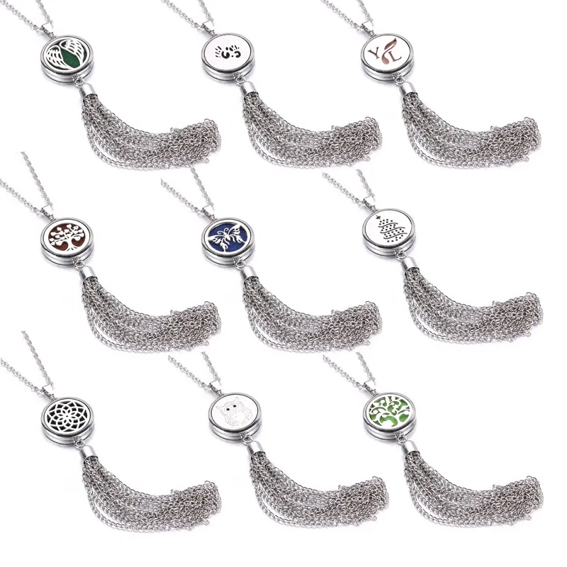 Ювелирные изделия с диффузором Цепочки и ожерелья открытые Медальоны кулон