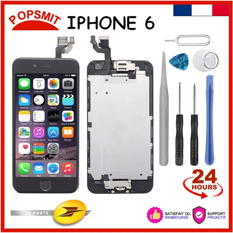 

For IPhone 6 LCD Lens Touch Screen Display Digitizer Assembly Replacement Iphone 6 Black White Mobile Phone LCD Screens