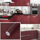 5 м10 м Водонепроницаемый ПВХ виниловые обои древесины самоклеящиеся обои Кухня для гардероба, кабинета, мебели обновления двери наклейки на стену