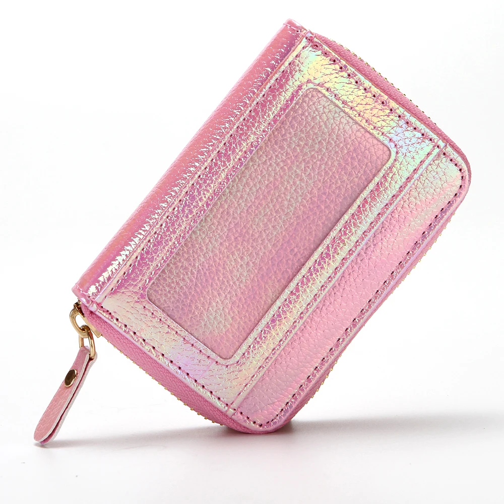 Cuikca креативный Блестящий Дамский кредитный держатель для Карт RFID лазерный