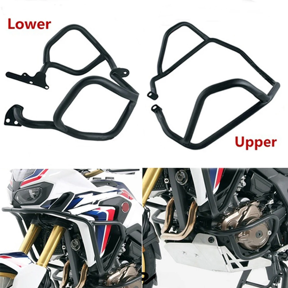 Для Honda CRF 1000 L Africa Twin ABS CRF1000L 16 19 Верхняя и нижняя полоса защиты от удара задний