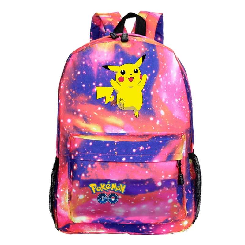 B3 Mochila Pokemon рюкзаки для школы подростков девочек Sac Dos Аниме Пикачу сумка plecak ноутбук унисекс мультфильм Backbag 41-44 - Color: B3