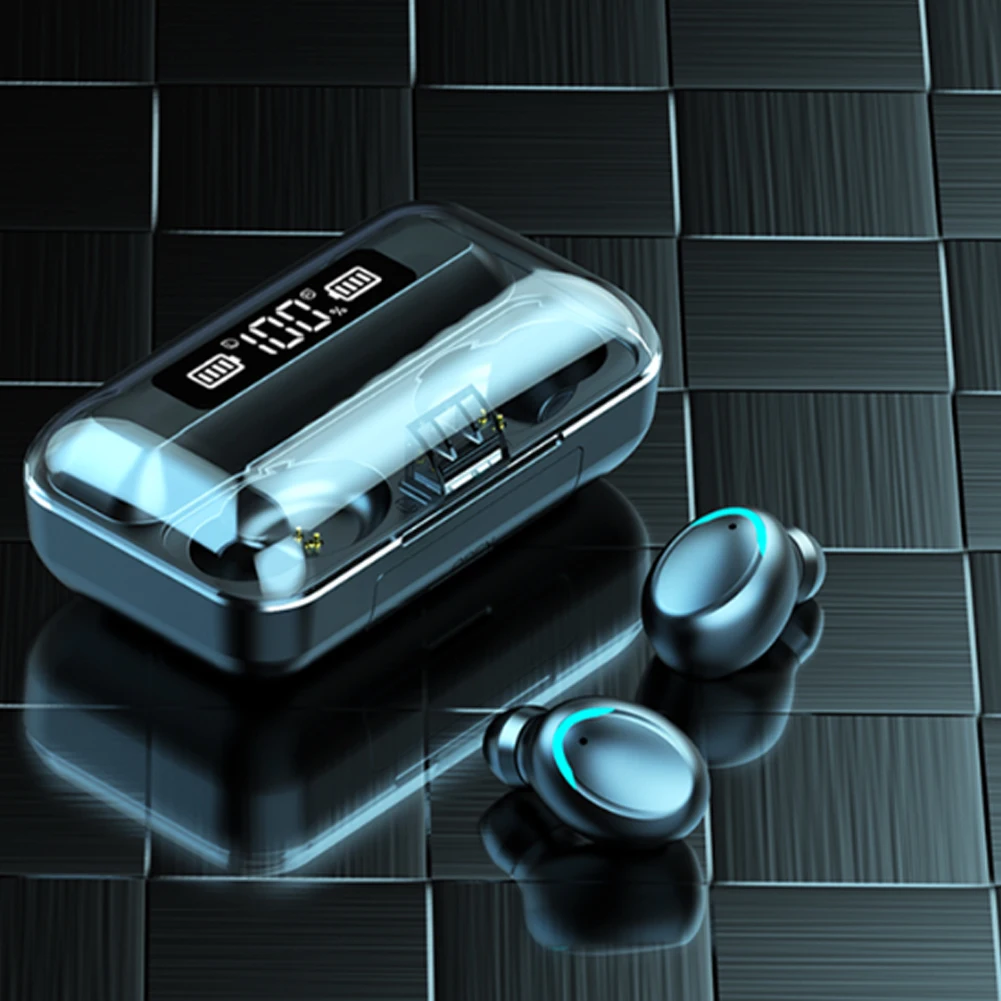 Беспроводные Bluetooth наушники вкладыши с зарядным устройством|Наушники и