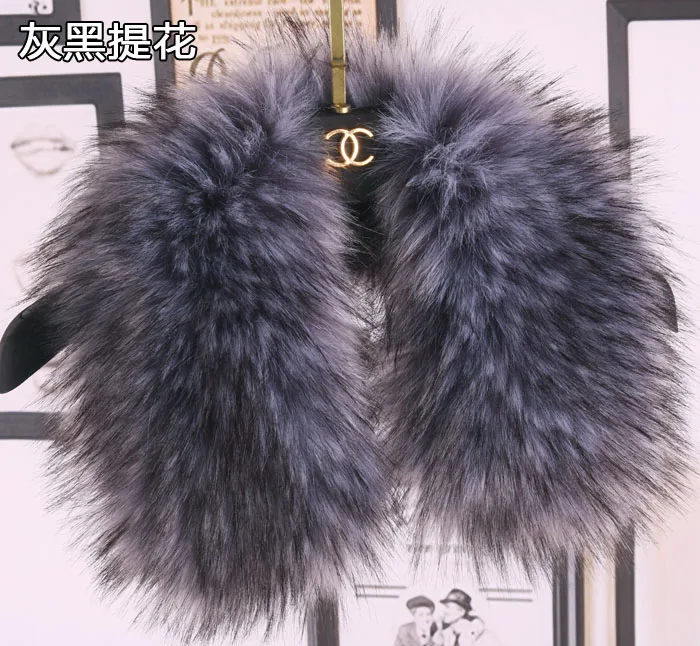 Суперпушистый роскошный воротник из искусственного меха для женщин мужчин и