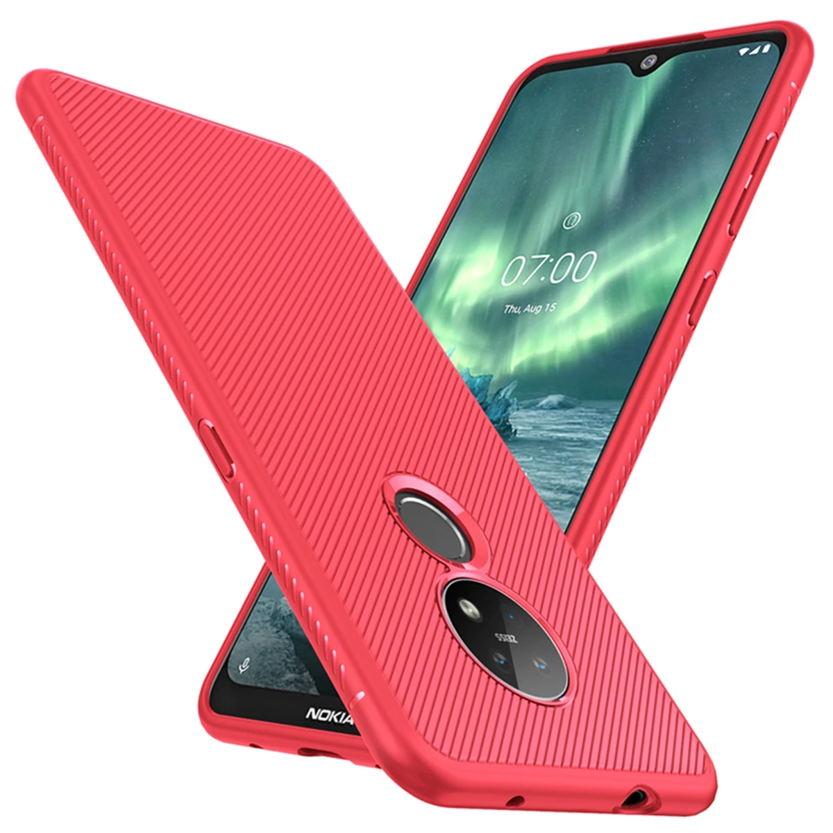 Для Nokia 7,2 6,2 Чехол Мягкий ТПУ устойчивый к царапинам защитный чехол Противоскользящий Чехол для мобильного телефона противоударный чехол