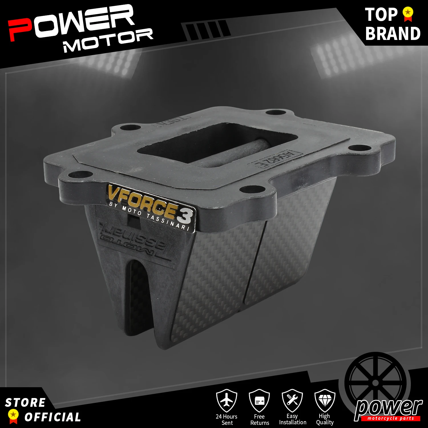 Мотоцикл V сила углеродного волокна тростниковый клапан для SUZUKI RM250 1996 1997 2003-2008