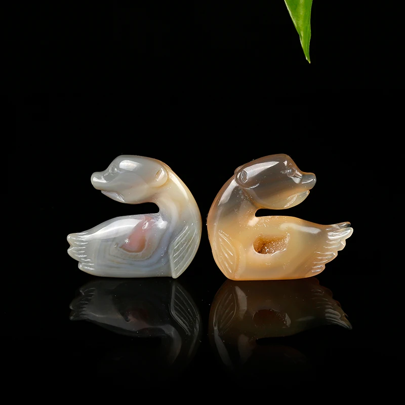 1 шт. статуэтка морских львов из натурального агата|Камни| |