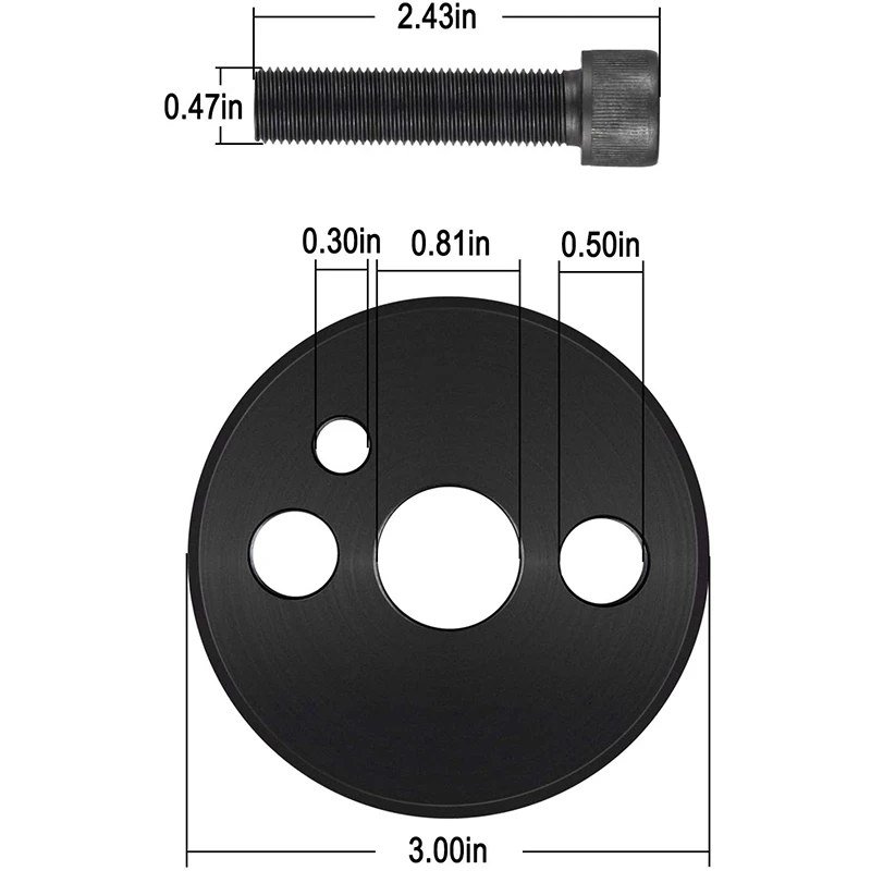 

1338 Front Cover Crankshaft Seal Installer 5046 Wear Sleeve Installer Tool Kit for Cummins 3.9L 5.9L 6.7L 3824498