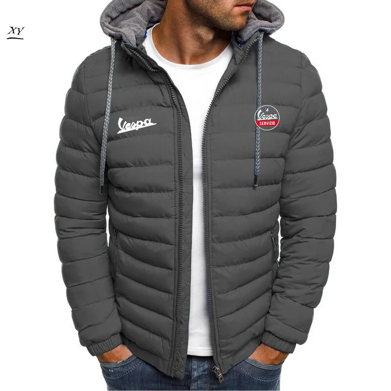 

Winter warm waterproof jacket men 2021 autumn thick hooded parkas men's fashion casual slim Hooded Jacket