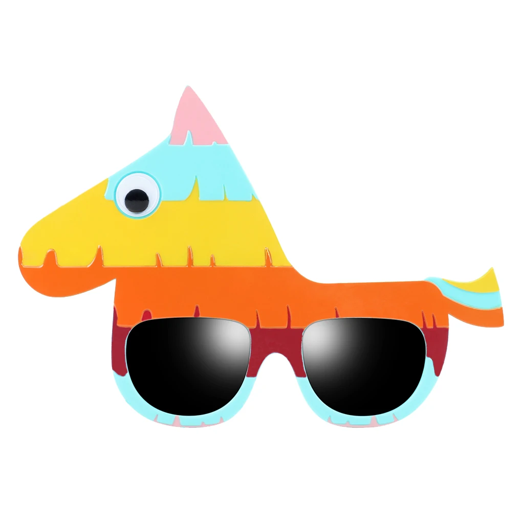 Новинка праздничные вечерние солнцезащитные очки забавное нарядное платье