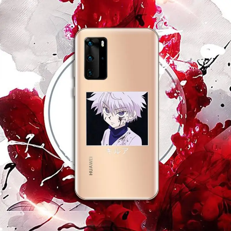 

hunter x hunter Phone Case Transparent for Huawei P20 P30 P40 honor 8 10i P smart 2019 Samsung A71 A21S S10 20 plus