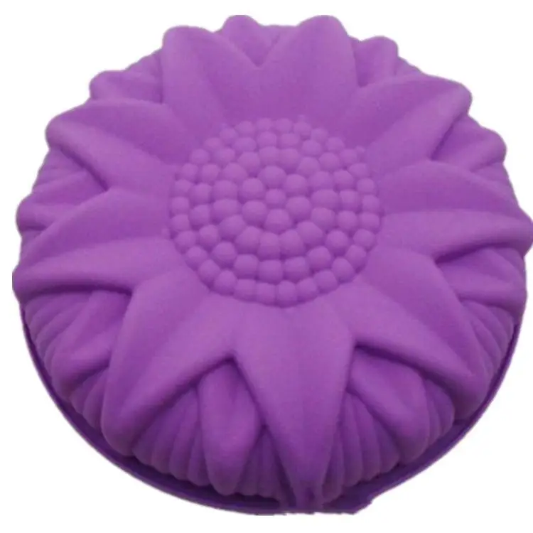 Силиконовая форма для торта с подсолнухом антипригарная пиццы выпечки духовка