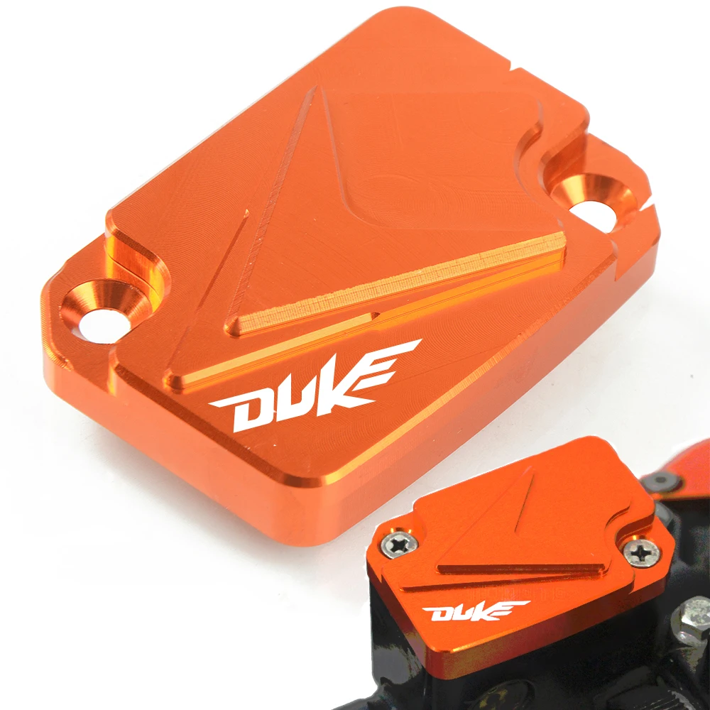 CNC Алюминий мотоцикла тормозной жидкости резервуар для топлива Крышка Кепки для KTM DUKE 125 2011- 2012 2013