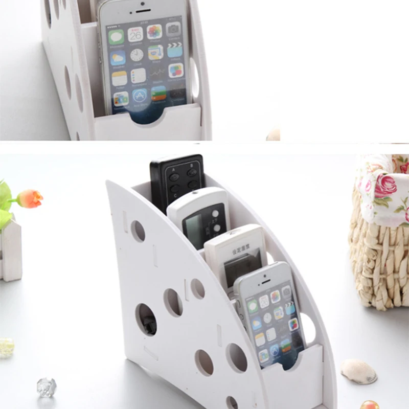 Diy стол для хранения пульта дистанционного управления держатель Коробки ТВ Dvd