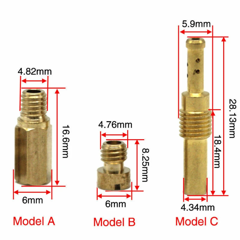 

Комплект основной впрыскиватель карбюратора для PWK Keihin OKO Carbs Запасные 10 шт. медленные струи/Портативная Замена пилота