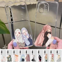 yndfcnb muslim islamic gril phone case for redmi note 5 7 8 9 10 a k20 pro max lite for xiaomi 10pro 10t