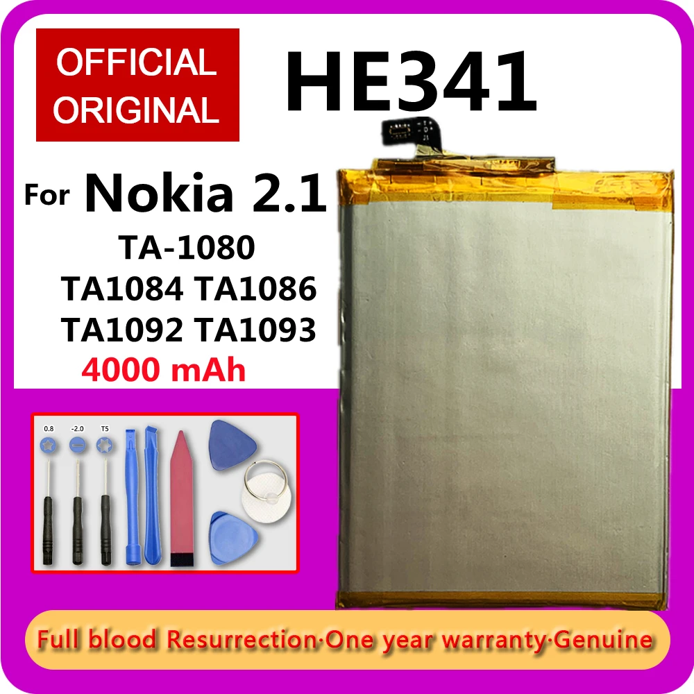 Аккумулятор HE341 на 100% мА · ч для Nokia 4000 TA-341 TA1084 TA1086 TA1092 TA1093 | Мобильные телефоны и