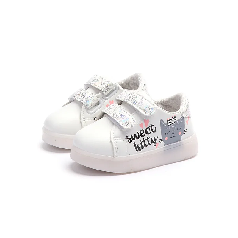 Детская обувь с двойной звездой Светильник для мальчиков девочек Дышащая