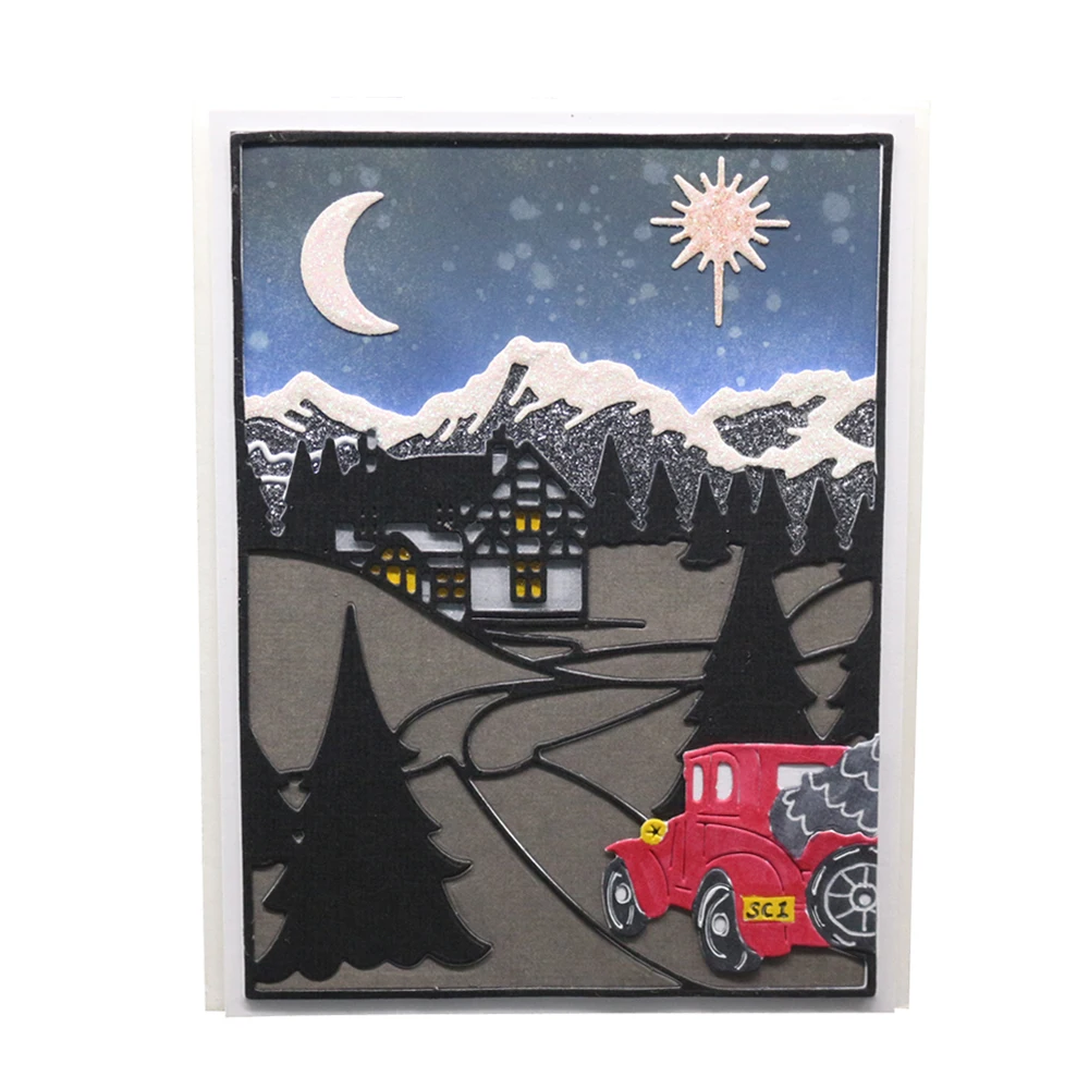 Новая креативная история фон тиснение режущий пресс форма инструмент шаблон для