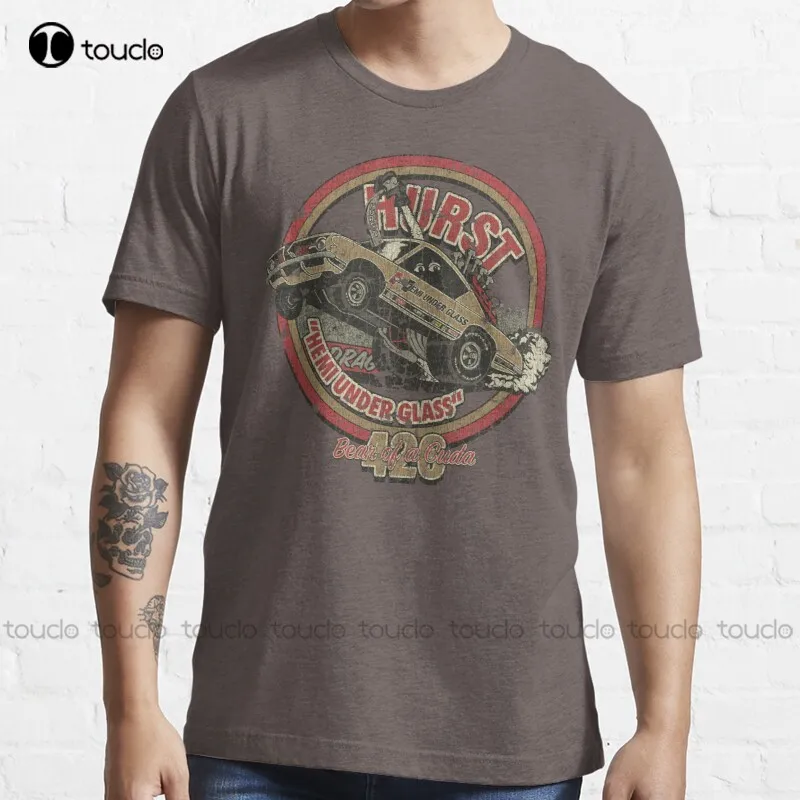 

New 426 Hemi 'Bear Of A Cuda' Barracuda T-Shirt Vintage Shirts For Women Men
