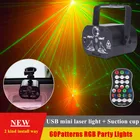Светодиодный RGB-прожектор для дискотеки, 60 узоров, стробоскоп для диджея, вечевечерние НКИ в честь Дня рождения, автомобиля, клуба, бара, караоке, Рождества, со звуковой активацией