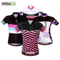 wosawe cycling clothing short sleeves cycling jersey summer mountain bike riding jersey women cycling jersey breathable jersey