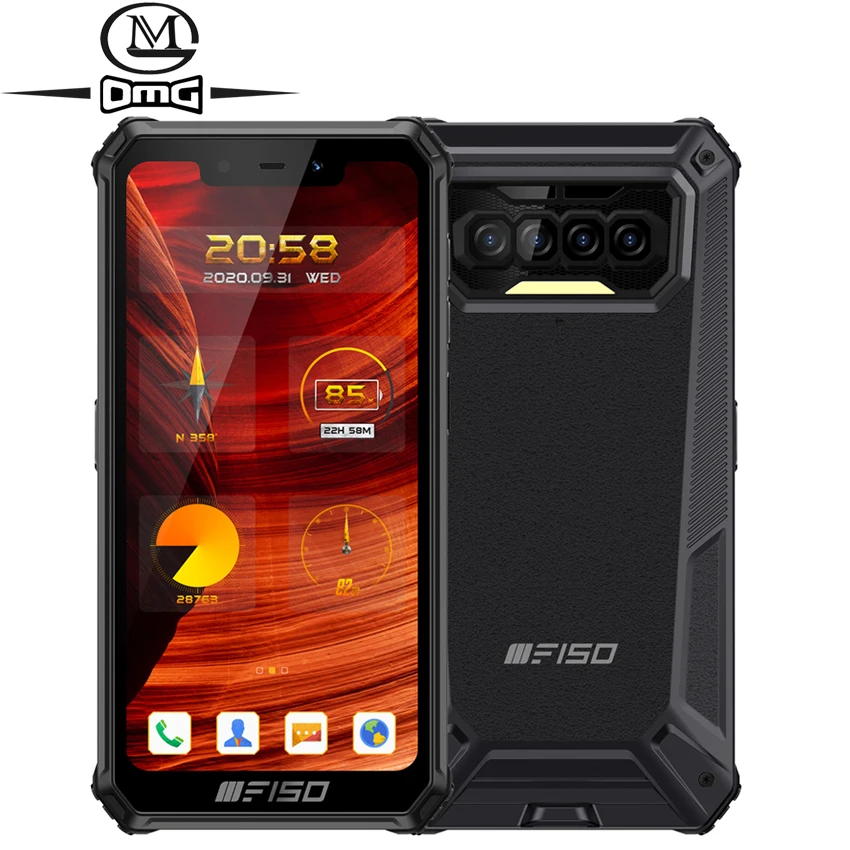 

F150 B2021 NFC IP68 Shockproof Rugged 4G SmartPhone Android 10 6GB 64GB 8000mAh Octa Core Mobile Phone 5.86 inch telephone