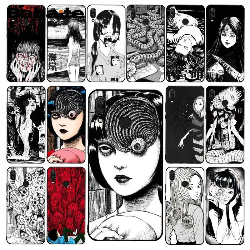 Чехол для телефона Babaite Junji Ito Tees с ужасом Xiaomi Redmi8 4X 6A 9 Go Redmi 5 5Plus Note4 7 Note8Pro|Бамперы| |
