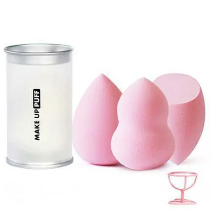 

3 шт., косметические пуховики с ПВХ-коробкой