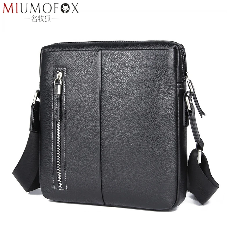 

Сумка-мессенджер мужская из натуральной кожи, вертикальная, деловая