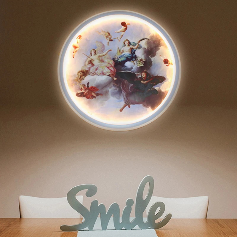 

Modern Delicate Design Lustre LED Wall Lamp For Living Room Dining Room Bedroom Decoration Loft Corridor 30 40 50 60CM Luminaire