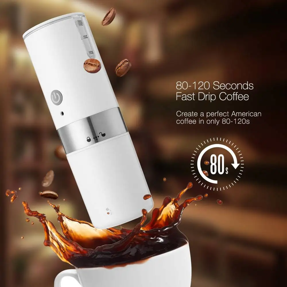 Digoo DG-CF01 Портативный USB электрическая кофеварка автоматическая кофемашина встроенный фильтр для дома путешествия 8x24 см