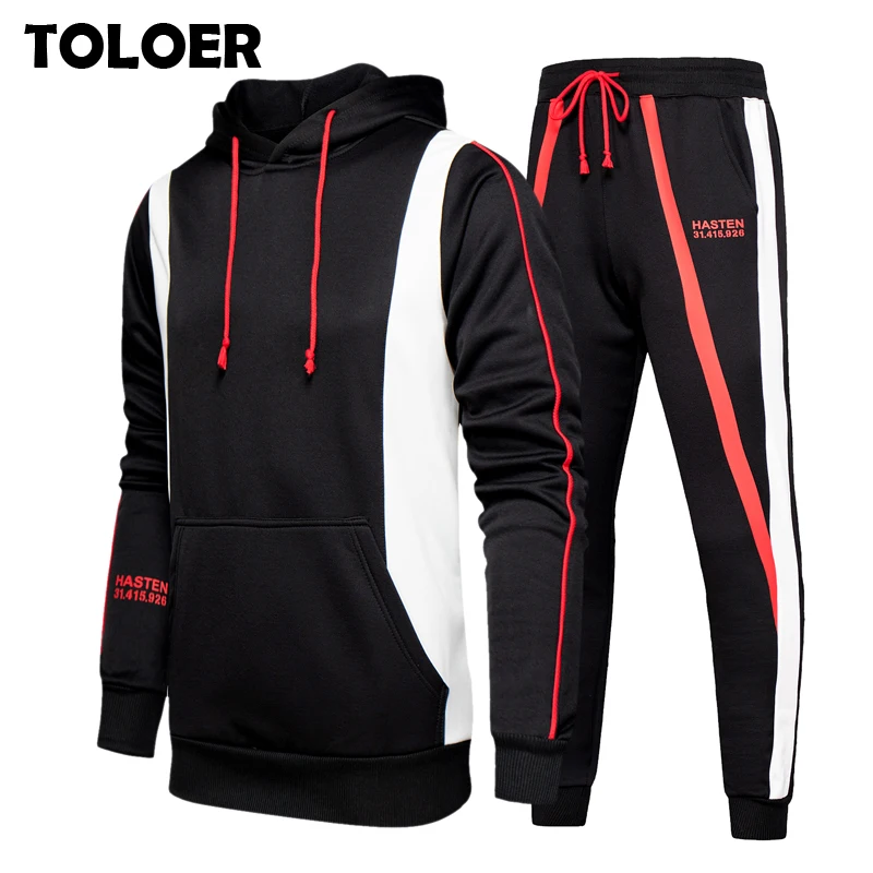 Костюм спортивный мужской осенний из 2 предметов приталенный пиджак