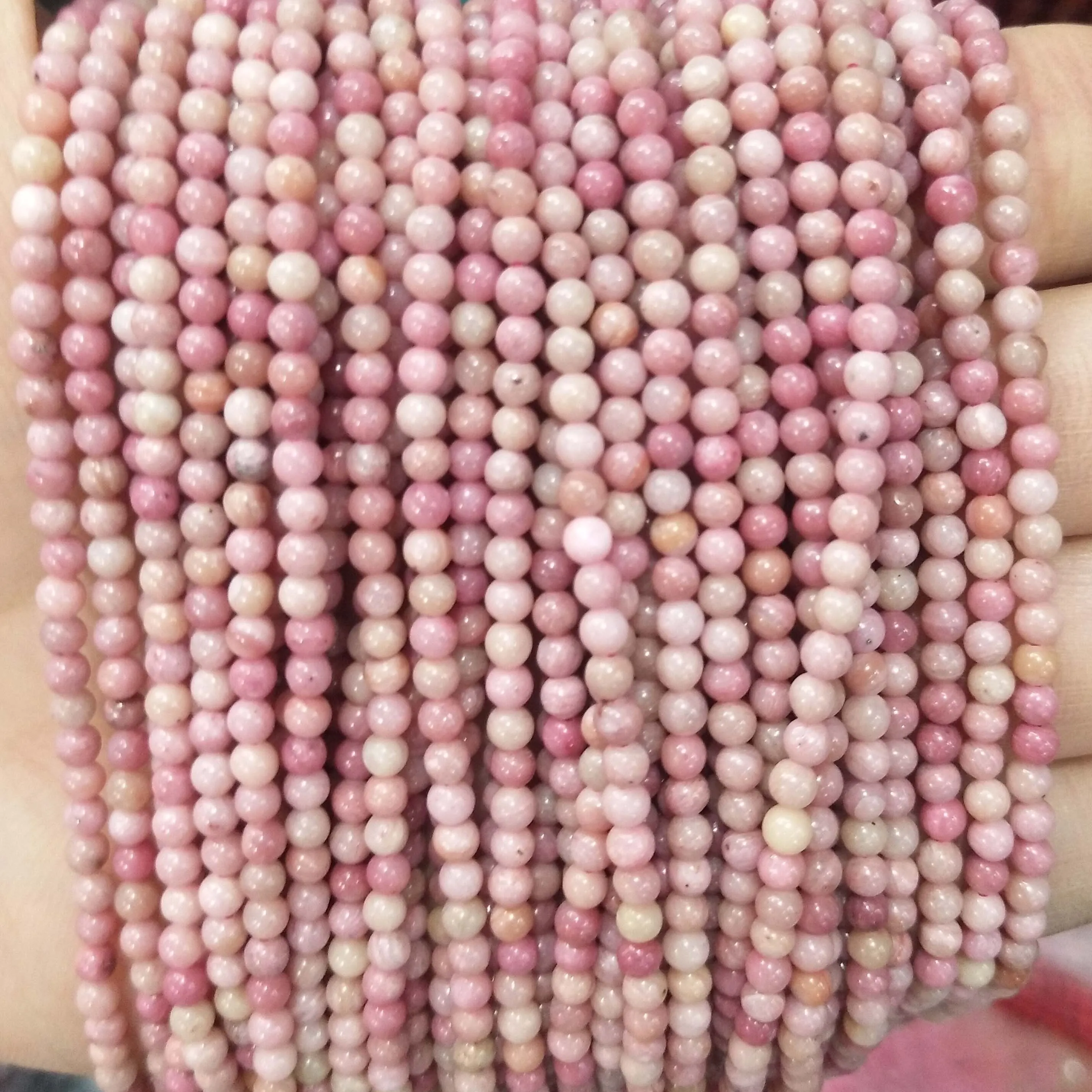 Оптовая продажа бусины из натурального камня 3 мм аметиста лазурита Агата для