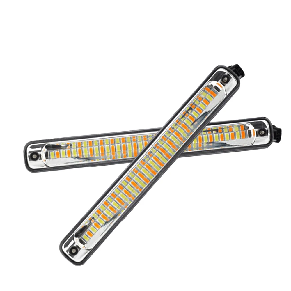 1 пара светодиодный DRL Автомобильные фары дневного света светильник