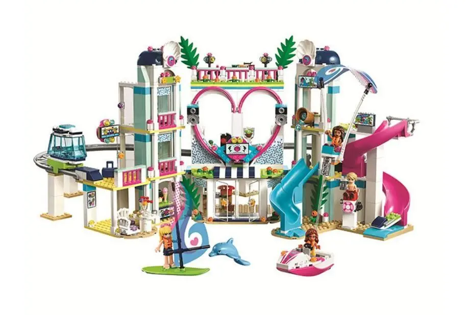 

1029 шт., Детский конструктор «Аквапарк»