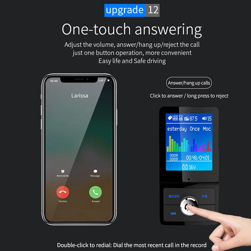 FM Bluetooth двойной USB-радиомодулятор автомобильный передатчик беспроводной MP3-плеер