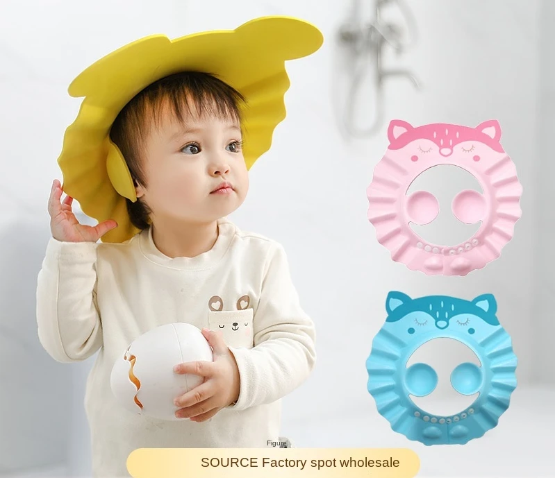 

Baby Shampoo Cap Waterproof Eye Ear Protection Cap Anti Choking Water Baby Bath Cap Shampoo Artifact Children's Baby Products