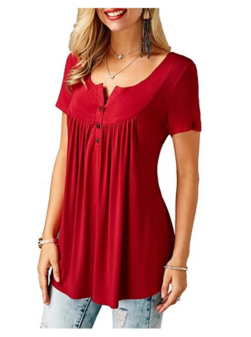 Модные Повседневные 2020 летние женские свободные футболки ярусами с короткими