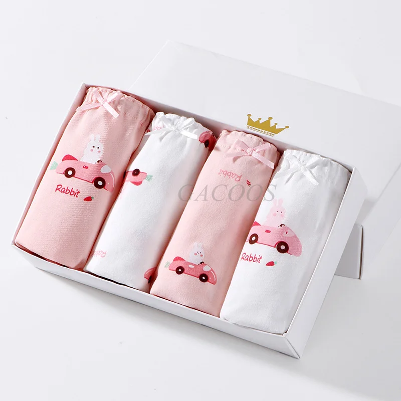 Хлопковые короткие трусики для девочек комплекты многоразового нижнего белья