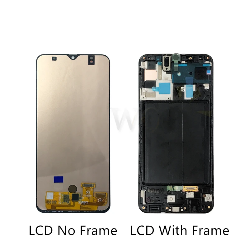 Для Samsung galaxy A50 2019 A505 сенсорный экран дигитайзер в сборе + рамка A505F/DS A505F A505FD A505A
