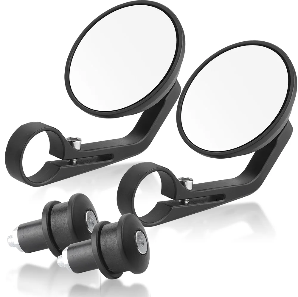 Мотоцикл Зеркало ЧПУ 7/8 &quotманипулятор КОНЕЦ Зеркала заднего вида белый зеркало