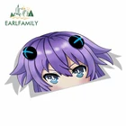 Автомобильная наклейка EARLFAMILY для Нептуна гипергабарита нептуния фиолетовое сердце Пекер большая голова аниме виниловая наклейка на заднее стекло s