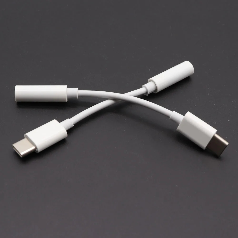 Кабель с разъемом USB типа C для 3 5 мм разъем наушников адаптер конвертер на обоих